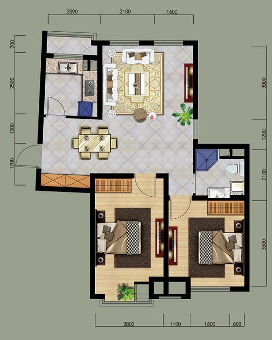 威海市府后花園——藍(lán)山海岸*海景房