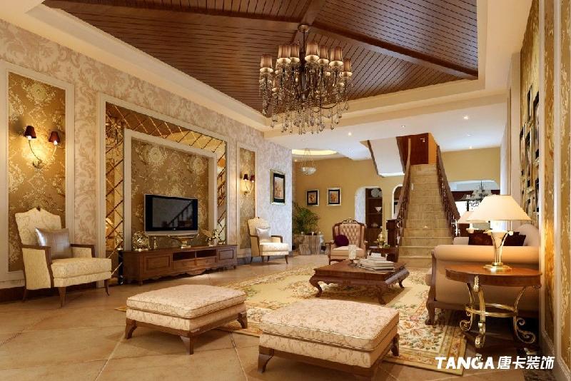 重慶唐卡裝飾旭日鳳凰城別墅裝修案例