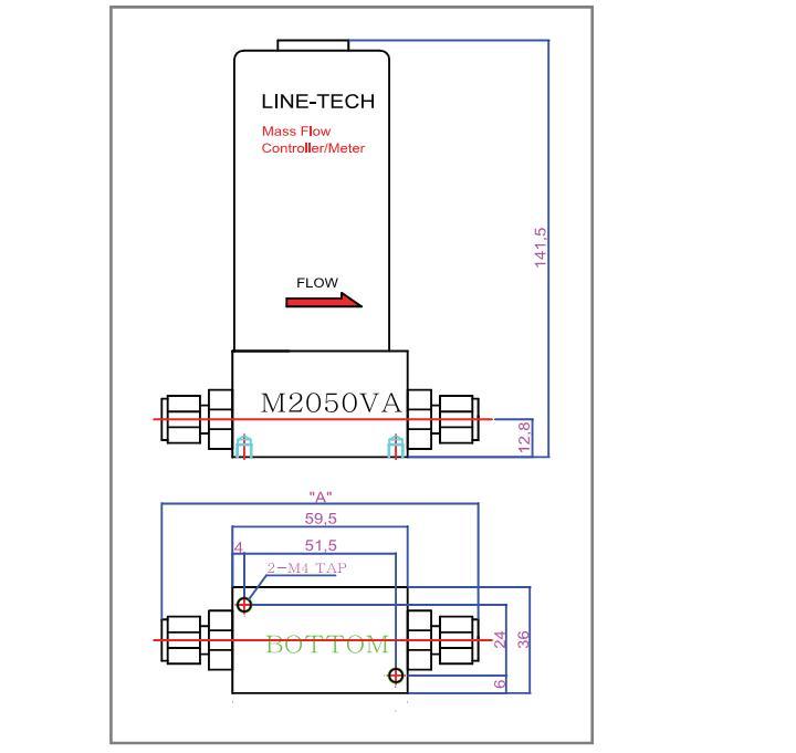 供應(yīng)韓國M2050A-2550SLPM氣體質(zhì)量流量計