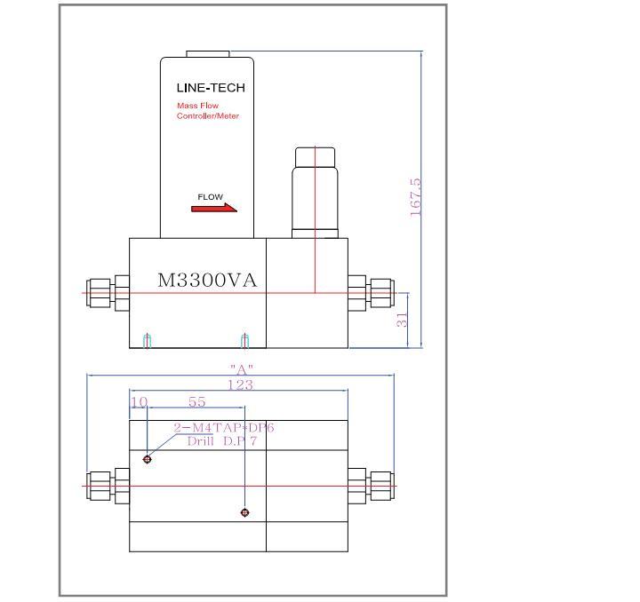 供應(yīng)M3100A30100SLPM韓國(guó)*氣體質(zhì)量流量控制器