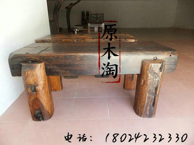 供應(yīng)老船木辦公桌茶桌型號(hào)B2351