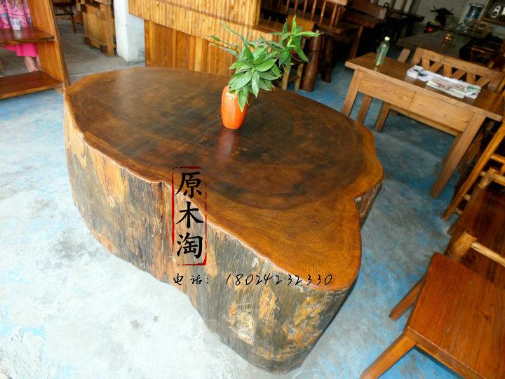 供應(yīng)橄欖木大茶幾茶桌、功夫茶臺、田園風(fēng)格家具、*直徑187CM