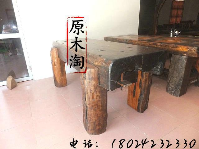 供應(yīng)老船木辦公桌茶桌型號(hào)B2351