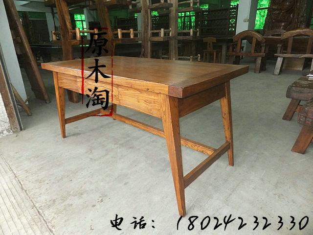 供應(yīng)榆木仿古風(fēng)化書桌、學(xué)習(xí)桌、繪畫桌、電腦桌、茶桌、中式家具