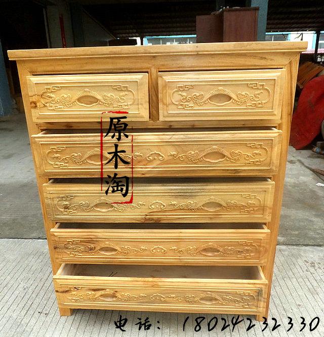 供應(yīng)香樟木斗柜六抽屜柜雕花柜子衣柜儲物柜