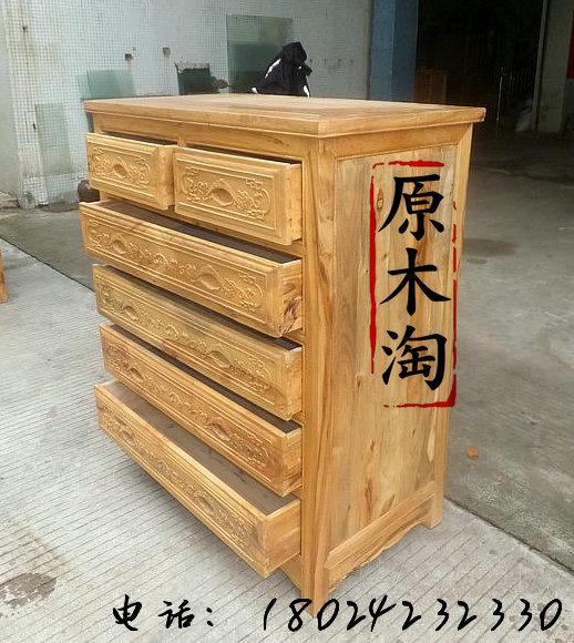 供應(yīng)香樟木斗柜六抽屜柜雕花柜子衣柜儲物柜
