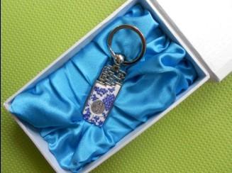 新款青花瓷U盤 現(xiàn)貨陶瓷U盤套裝 紅瓷U盤廠家 潑墨U盤可燒制LOG