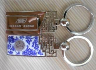 新款青花瓷U盤 現(xiàn)貨陶瓷U盤套裝 紅瓷U盤廠家 潑墨U盤可燒制LOG