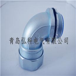 供應(yīng)青島弘科90度軟管接頭，金屬彎頭