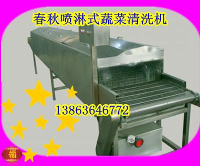 供應(yīng)蔬菜氣泡噴淋清洗流水線13863646772