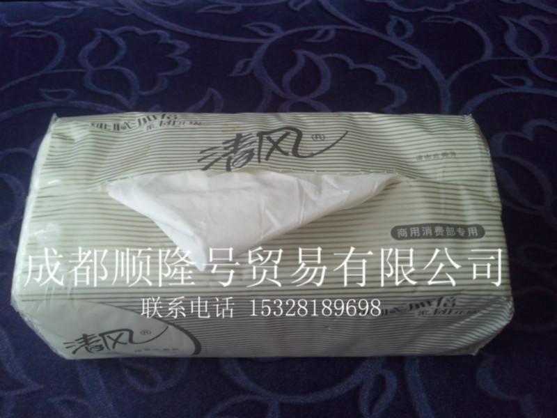 供應(yīng)西南地區(qū)清風(fēng)面巾紙廠家價(jià)格銷售，清風(fēng)面巾紙廠家，成都清風(fēng)抽紙廠家