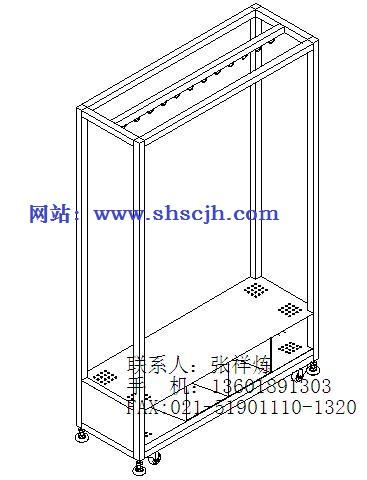 供应上海无尘衣架不锈钢衣架洁净储衣架图片