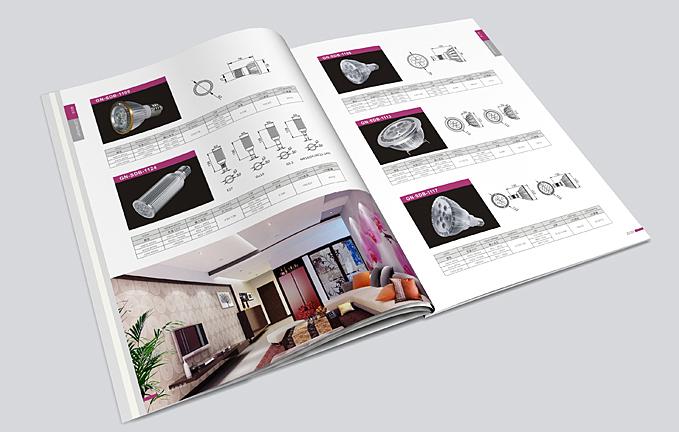 供应广东深圳龙岗布吉LED产品画册印刷图片