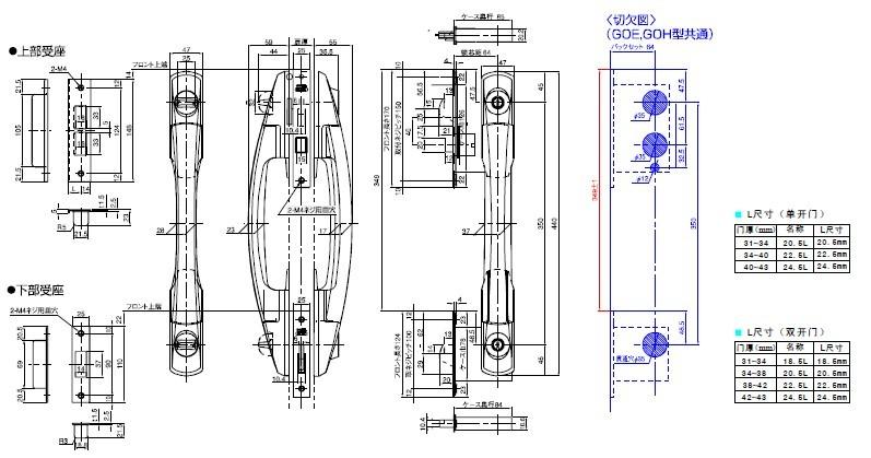 供應(yīng)推拉門鎖 日本*高爾GOAL門鎖PXKJSK-5GOE推拉門鎖