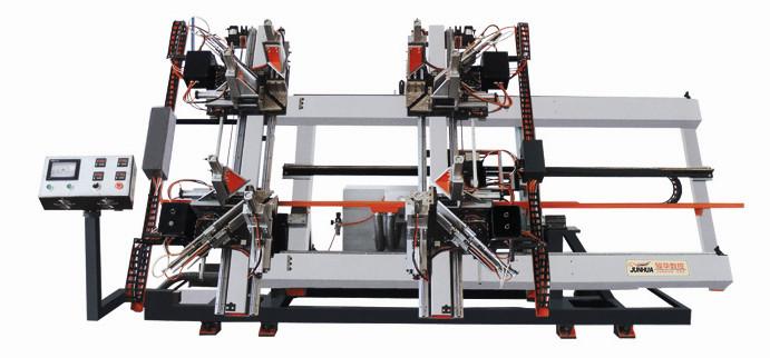 供应铝门窗数控四头组角机图片