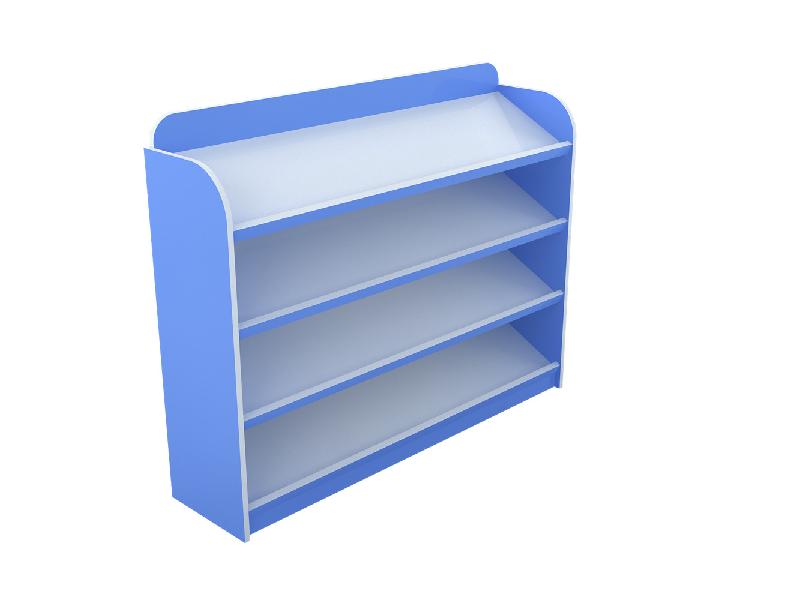 幼兒園圖書架G06-2實(shí)木圖書架圖片