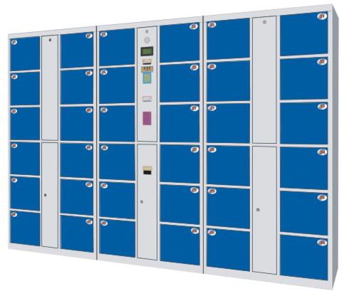 供应重庆投币式存包柜 重庆电子存包柜 刷卡存包柜 员工存包柜 重庆存包柜、自动存包柜、寄存柜图片