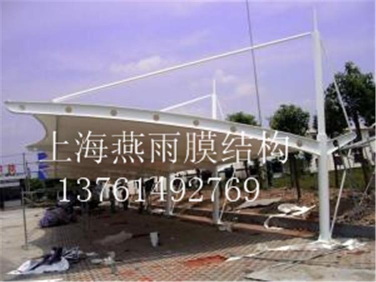 供應夏天遮陽力挺上海燕雨膜結構公司膜結構車棚自行車棚檔次*格低