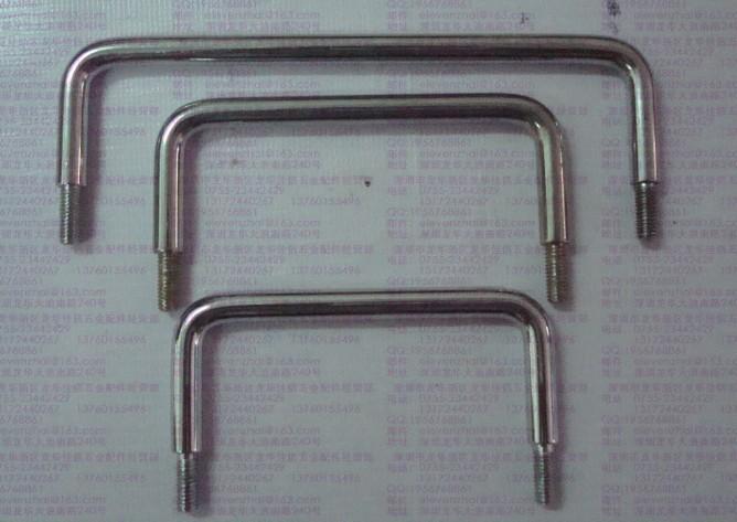 深圳鈑金機(jī)柜廠配件，機(jī)箱拉手，鋁材連接件