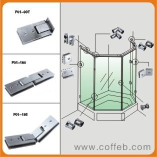 供应玻璃淋浴房配套五金图片