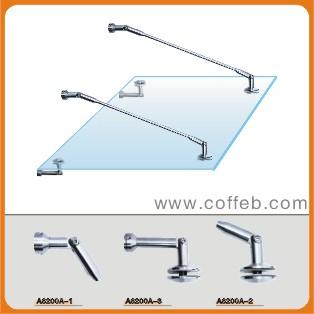 供应不锈钢玻璃雨篷配件遮阳篷雨棚配件图片