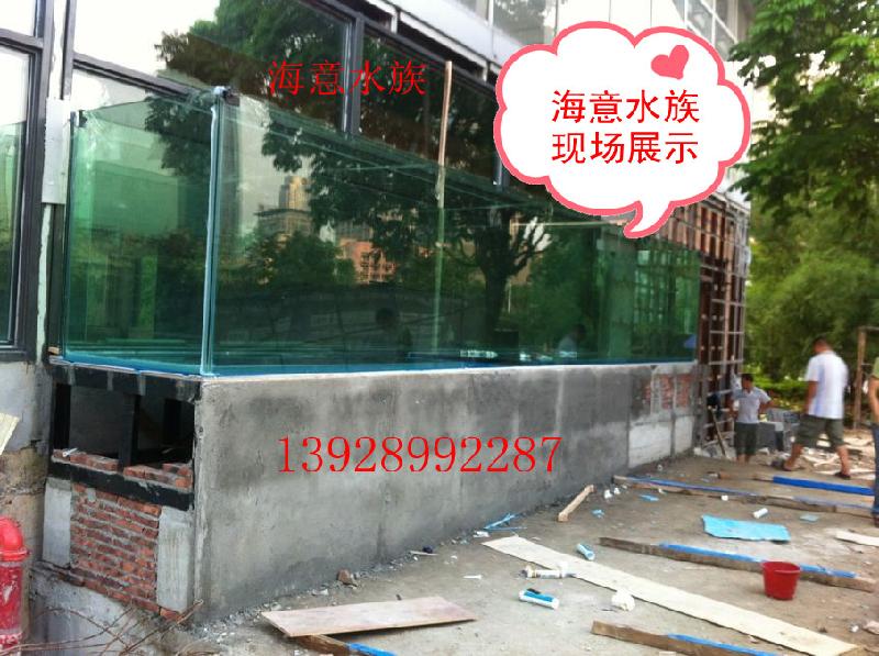 8米魚缸制作圖片/8米魚缸制作樣板圖 (3)