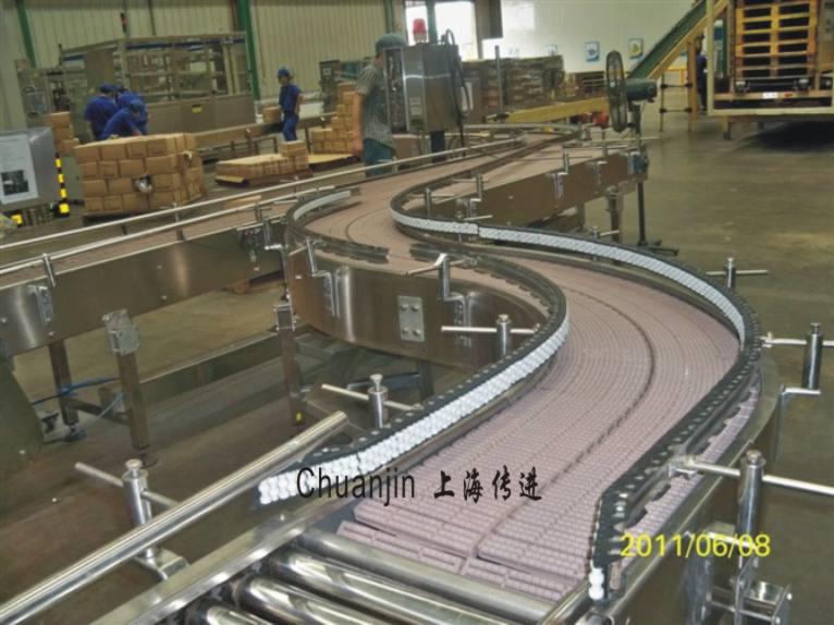 供應上海柔性鏈板輸送機無壓力輸送