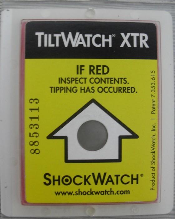 供應(yīng)SHOCKWATCH防傾斜標(biāo)簽TILTWATCH/防傾斜標(biāo)簽價(jià)格，廠家