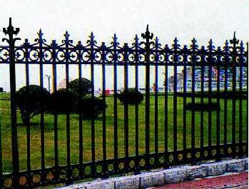 豪華式A瑪鋼球墨合金鑄鐵圍欄護(hù)欄圖片