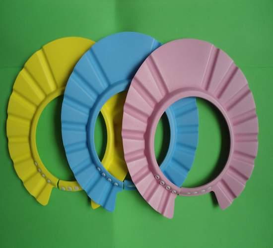 供應(yīng)EVA兒童洗頭帽，eva四扣調(diào)節(jié)洗頭帽，eva環(huán)保洗發(fā)帽子