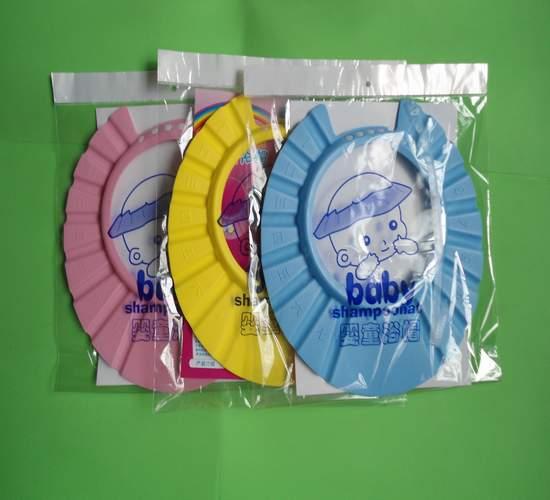 供應(yīng)EVA兒童洗頭帽，eva四扣調(diào)節(jié)洗頭帽，eva環(huán)保洗發(fā)帽子