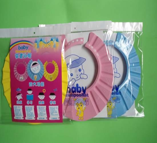 供應(yīng)EVA兒童洗頭帽，eva四扣調(diào)節(jié)洗頭帽，eva環(huán)保洗發(fā)帽子