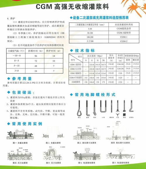 潜江水泥基灌浆料潜江水泥基灌浆料