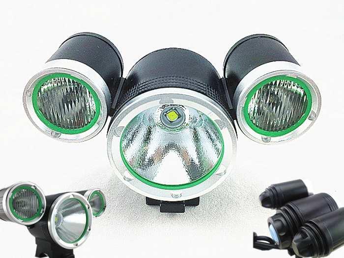 DC03三眼單車燈圖片