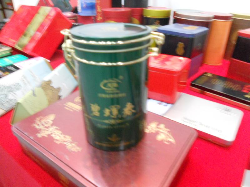 供应霍山黄芽茶叶铁盒松萝茶茶叶铁罐图片