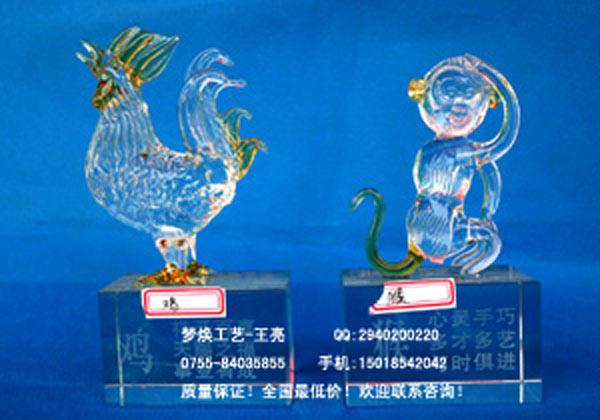 舟山水晶拉絲滴水杭州水晶模雕廠圖片