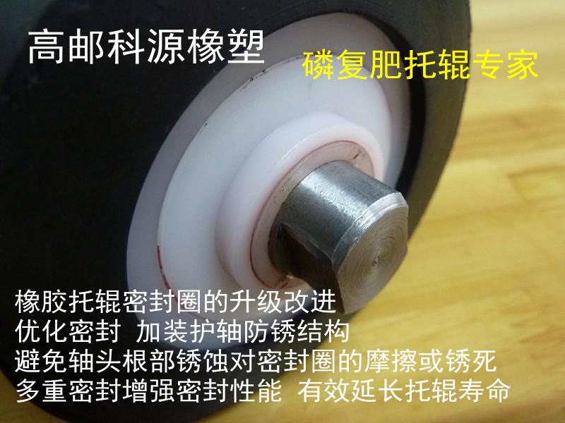 供應(yīng)江蘇揚(yáng)州防跑偏耐腐蝕橡膠托輥/防跑偏耐腐蝕橡膠托輥廠批發(fā)價(jià)格