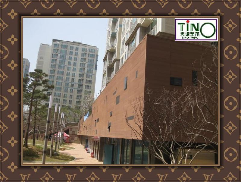 WPC木塑墻板，戶外塑木墻板；PE塑木墻板；