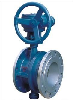 供應(yīng)船用雙偏心型雙法蘭式蝸輪蝸桿蝶閥GB/T3037船用齒輪式蝶閥