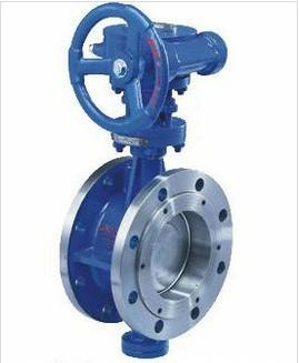 供應(yīng)船用雙偏心型雙法蘭式蝸輪蝸桿蝶閥GB/T3037船用齒輪式蝶閥