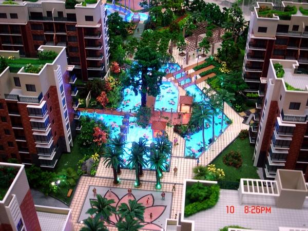 供應(yīng)樓盤模型