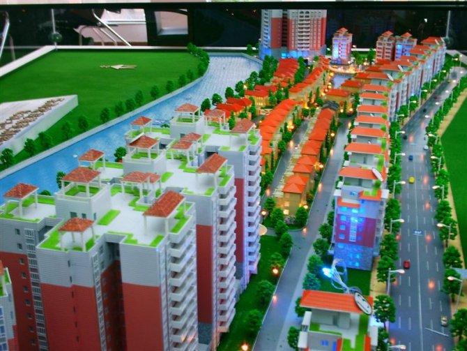 供應(yīng)樓盤模型