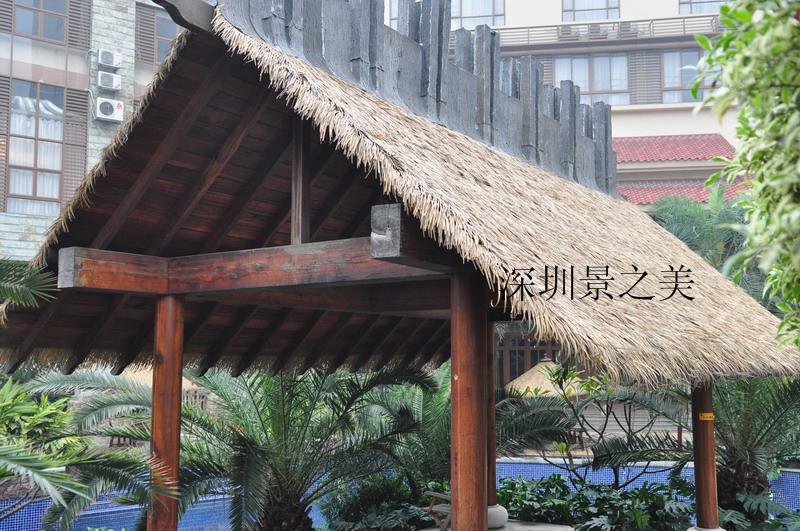 供應(yīng)香格里拉人造仿真茅草系列裝飾茅草材料