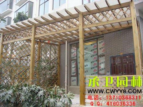 供應(yīng)私家院子別墅區(qū)庭院腐木花架