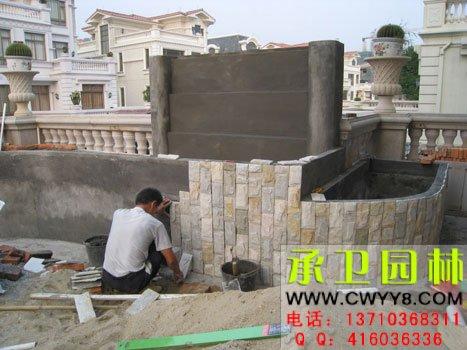供應(yīng)A19廣州流水墻假山制作