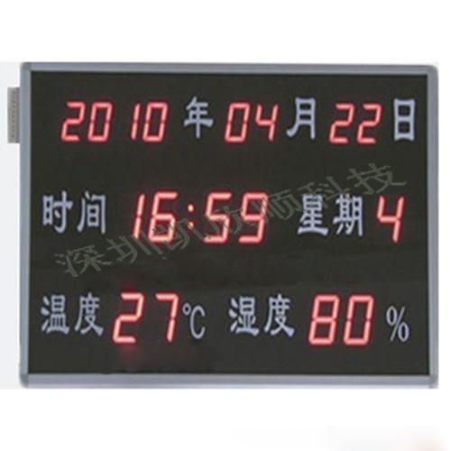 智能數(shù)顯溫濕度時間溫濕度顯示屏圖片