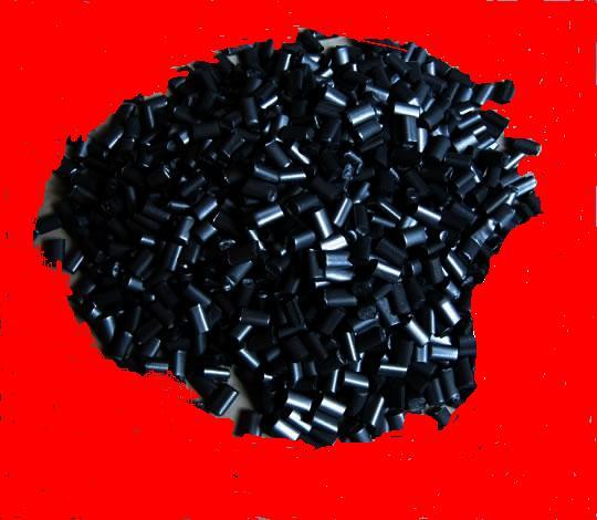 供应超韧性HDPE（PO）大中空管材专用再生抽粒料图片