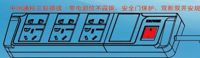 供應(yīng)三位*兩用通標(biāo)插排帶安全門