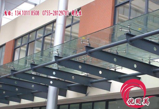 供應(yīng)深圳鋼結(jié)構(gòu)玻璃雨棚