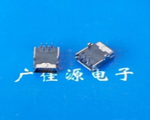 供應(yīng)連接器供應(yīng) 5P90度兩腳DIP2Micro USB 5P母座